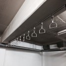 Dominik Wandinger | Metro groove (3er Edition) | 2014 | Stahl, Aluminium, Elektromotor | 375 x 35 x 30 cm